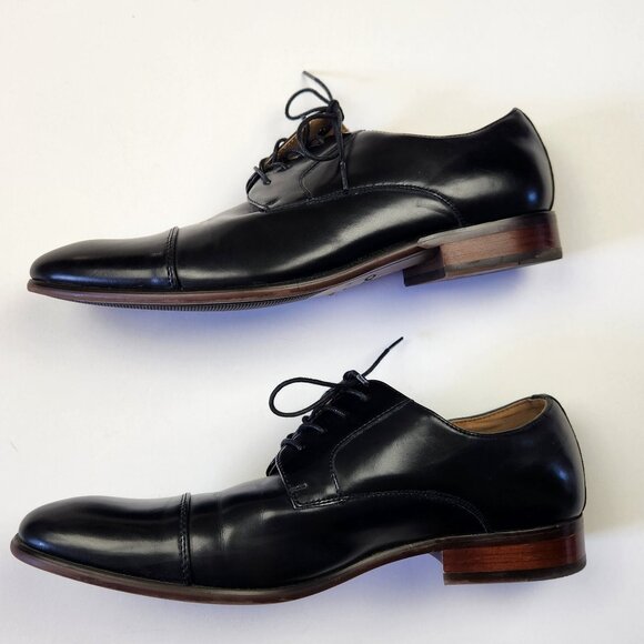 ALDO Men's Black Lace Up Dress Shoes sz 12 - Picture 6 of 11